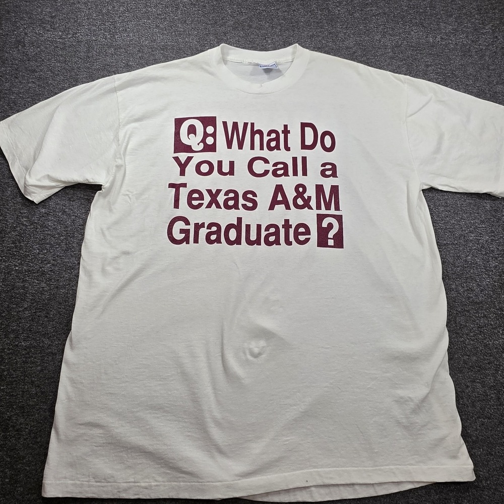 Vintage Texas A&M Allsport Proweight T-Shirt, Single Stitch, XXL Made In USA